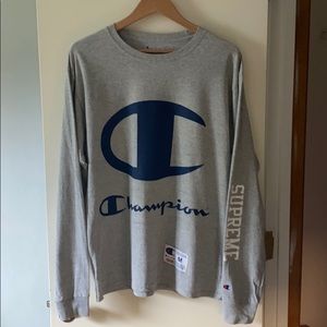 Supreme x Champion long-sleeve Sz M